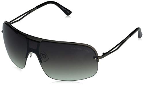 U.S. Polo Assn. mens Pa1014 Sunglasses, Gunmetal, 72 mm US