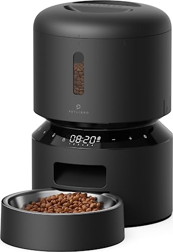 PETLIBRO Automatic Cat Feeder, Automatic Cat Food Dispenser with Freshness Preservation, Timed Cat Feeders for Dry Food, Up to 50 Portions 6 Meals Per Day, Granary Pet Feeder for Cats