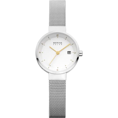 BERING Women's Analogue Solar Powered Watch with Stainless Steel Strap 14426-001