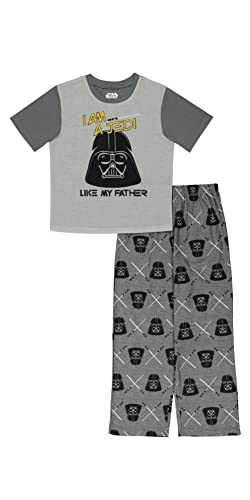 STAR WARS Boys' 2-Piece Loose-Fit Pajamas Set, FAM_I AM JEDI, 6