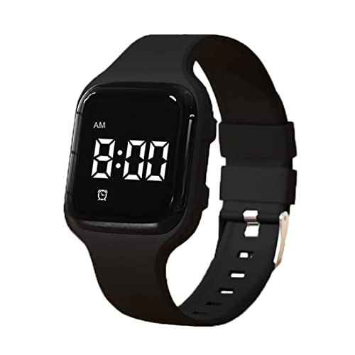 e-vibra Vibrating Alarm Watch, Potty Training Watch Waterproof Medical Reminder Watch with Timer (Black)