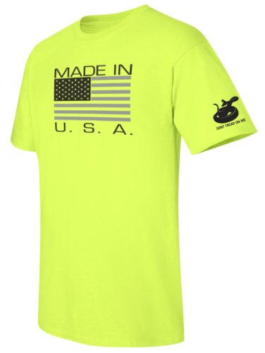 Made in USA Safety Green ANSI Hi-Viz Shirt - XL