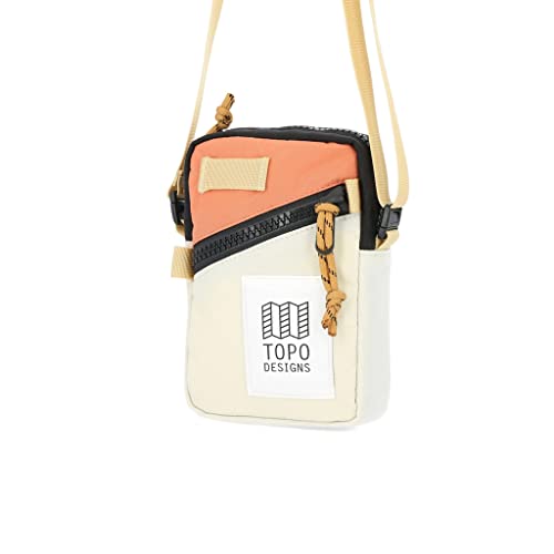 Topo Designs Mini Shoulder Bag - Bone White/Coral