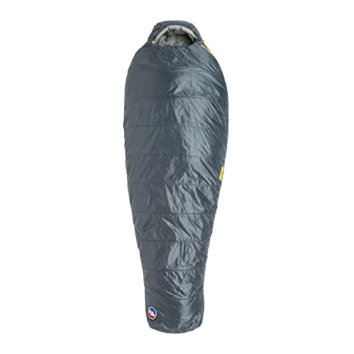 Big Agnes, Anthracite Sleeping Bag, 30 Degree, (FireLine Pro Recycled), Slate, Long, Left Zip