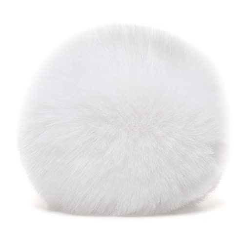 White Bunny Tails Rabbit Tail Bunny Cosplay Costume Accessories for Easter Halloween Decor