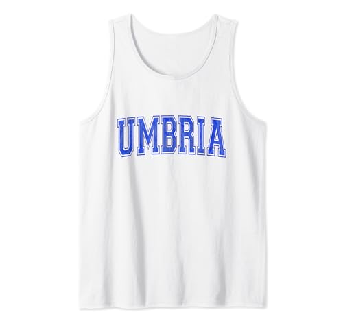 Umbria Italy - Umbria Varsity Logo - Umbria Italia Tank Top