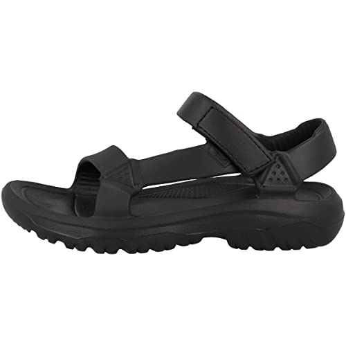 Teva Women's Hurricane Drift Sandal, Black/Black, 8