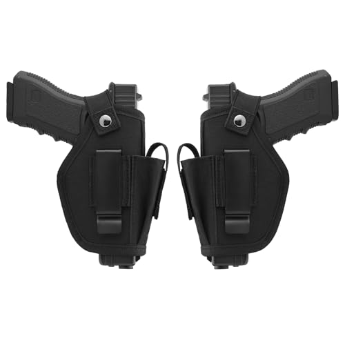 TACWINGS Universal Concealed Carry Gun Holsters for Men/Women,IWB/OWB 380 9mm Holsters for Pistols,Fits Glock 19,17,23,26,43- S&W M&P Shield/ 40/45 /, Similar Handguns