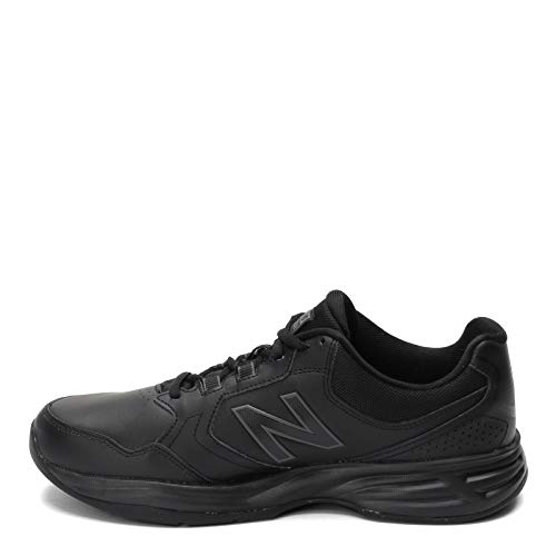 New Balance Men's 411 V1 Training Shoe, Black/Black, 12 X-Wide