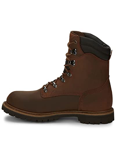 Chippewa Men's Heavy Duty Waterproof And Insulated Aged Bark 8' Work Boot Bark 9.5 D(M) US