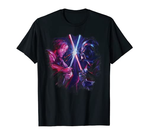 Star Wars Obi-Wan Kenobi Darth Vader Duel Painted T-Shirt