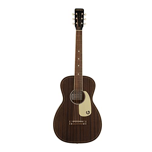 Gretsch G9500 Jim Dandy 24-Inch Scale Flat Top Non-Cutaway Sapele Body 6-String Acoustic Guitar with Black Walnut Fingerboard (Right-Handed, Frontier Stain)