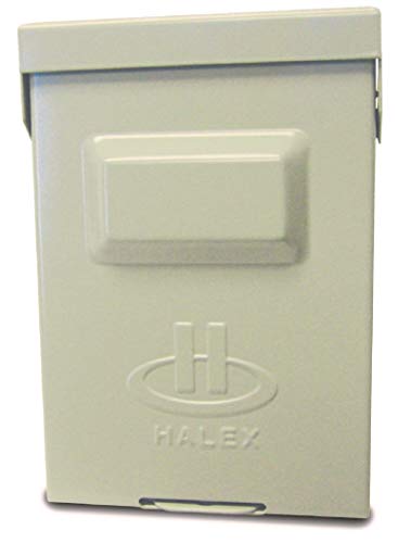 Halex - 60-AMP 120/240-Volt Non-Fuse Metallic AC Disconnect, Bullet - HNF60R – 1 Per Pack – ANSI Certified & UL Listed, Gray