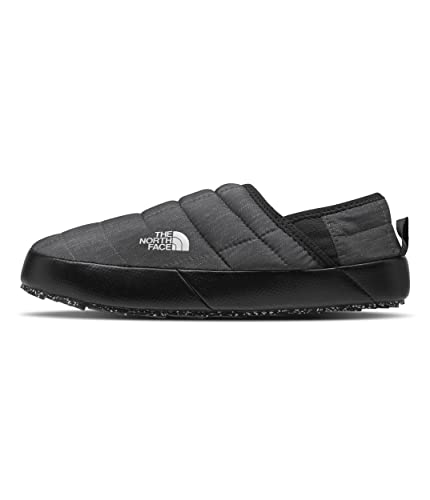 THE NORTH FACE Women's Thermoball Insulated Traction Mule V Shoe, Phantom Grey Heather Print/TNF Black, 9