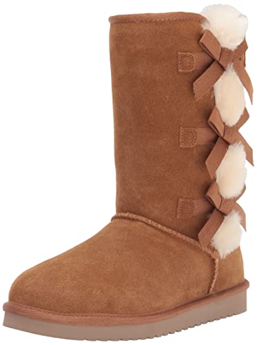 Koolaburra by UGG womens Victoria Tall Fashion Boot, Chestnut, 8 US