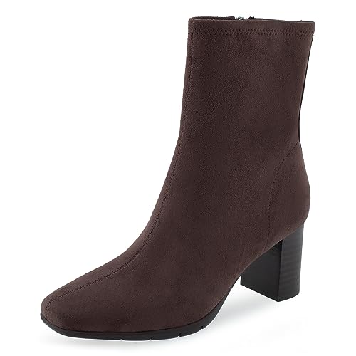 Aerosoles Women's Miley Ankle Boot, Brown, 8.5