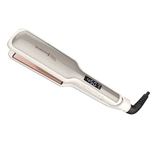 Remington Shine Therapy 2 inch Hair Straightener Iron, Flat Iron for Hair Infused with Argan Oil & Keratin, Professional Ceramic Flat Iron for Less Frizz, Shinier & Smoother Hair, Hair Styling Tools