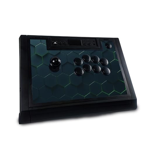 Gaming Skin Compatible with Hori Fighting Stick Alpha (PS5, PS4, PC) - Acid Hex - Premium 3M Vinyl Protective Wrap Decal Cover - Easy to Apply | Crafted in The USA by MightySkins