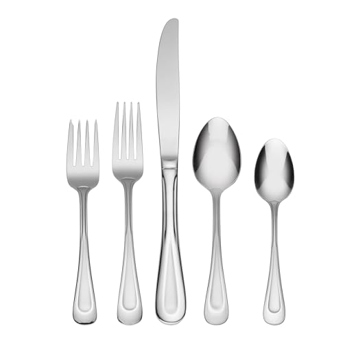 Oneida Satin Sand Dune Flatware, 45 Piece, Multi