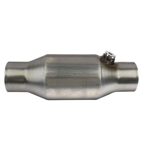 MAYASAF 2.5' Inlet/Outlet Universal Catalytic Converter, with O2 Port【EPA Compliant】 …