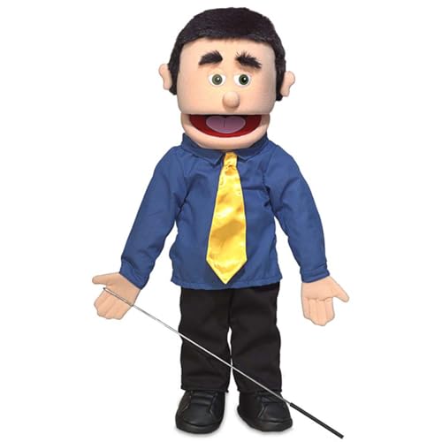 25' George, Peach Dad/Businessman, Full Body, Ventriloquist Style Puppet