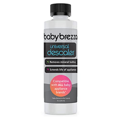 Baby Brezza Descaler 8 oz. Made in USA. Universal Descaling Solution for Baby Brezza and Other Baby appliances. Removes Mineral Build-up and extends Your Machine’s lifespan.