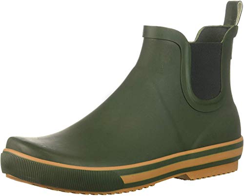 Rocket Dog Women's Rainbow Rain Boot, Green, 6.5 M US