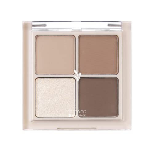 rom&nd ROMAND Better Than Eyes Hanbok Edition, 01 DRY WILLOW FLOWER, Eye Shadow Palette, Daily Natural Shades, Blendable, Rich Colors, Velvety Texture, Matte & Shimmer, High Pigmented, Long Lasting