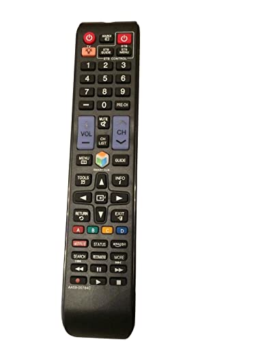Replacement Remote Control AA59-00784C for Samsung Smart TV MD46C, MD55C, MD65C, ME32C, ME40A, ME40C, ME46A, ME46C, ME55A, ME55C, PE40C, PE46C, PE55C, PL43D450A2XZP, PL43D490A1D, PL43D490A1DXZX