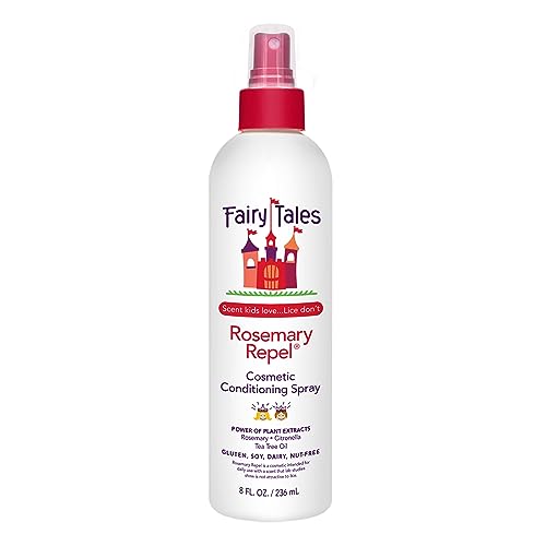Fairy Tales Rosemary Repel Daily Kids Conditioning Spray – Kids Like the Smell, Lice Do Not, 8 fl oz. (Pack of 1)