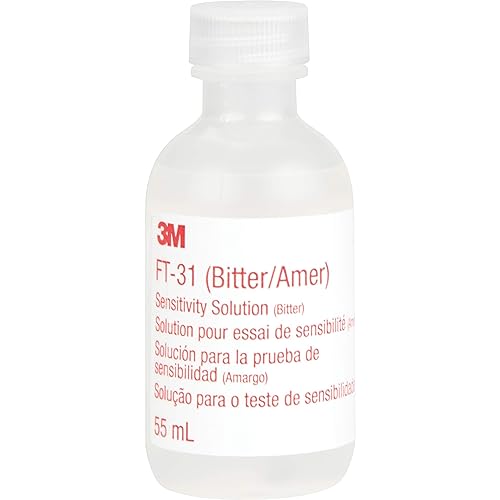 3M FT-31 Replacement Sensitivity Solution for Respirator Qualitative Fit Test Kit, Bitter