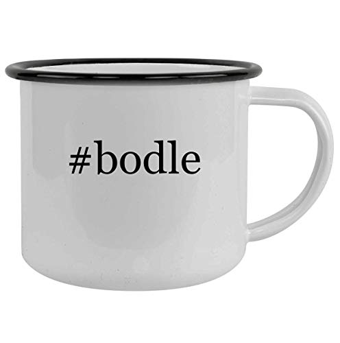 Molandra Products #bodle - 12oz Hashtag Camping Mug Stainless Steel, Black