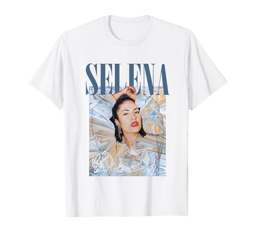 Selena Quintanilla - Selena Metallic Portrait T-Shirt