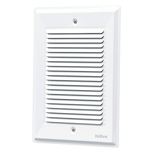 Broan-NuTone LA14WH Decorative Wired Paintable Two-Note Door Chime, White Grille