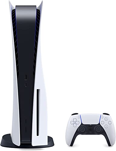 2022 Play_Station 5 Disc Version P_S5 Gaming Console, x86-64-AMD Ryzen Zen 8 Cores CPU, AMD Radeon RDNA, 4K Blu-ray Player, 16GB GDDR6 Memory, Ultra-High Speed 825GB SSD, WiFi 6, Bluetooth 5.1