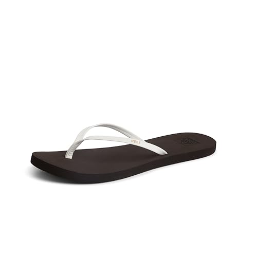 Reef Women's Sandals, Bliss Nights, Brown/White, 8