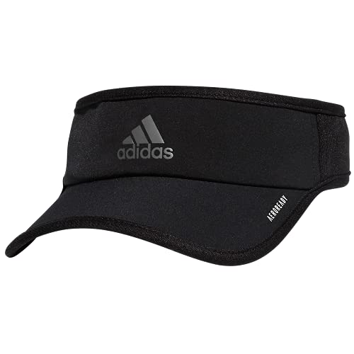 adidas Women's Superlite Sport Performance Visor for Sun Protection and Outdoor Activities, Black, One Size