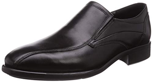 ECCO Men's CITYTRAY Bike Toe Slip-On Loafer, BLACK, 8 US medium