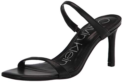 Calvin Klein Women's kcHALENA Heeled Sandal, Black001, 8.5