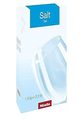 Miele Original Dishwasher Salt, Reactivation Salt with Extra Coarse Grains for Protecting Dishwashers and Dishes from Limescale Deposits, 3.3 lb