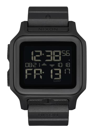 NIXON Regulus A1170 - MK1-100m Water Resistant Men's Digital Military Watch (46mm Watch Face, 29mm-24mm Pu/Rubber/Silicone Band)