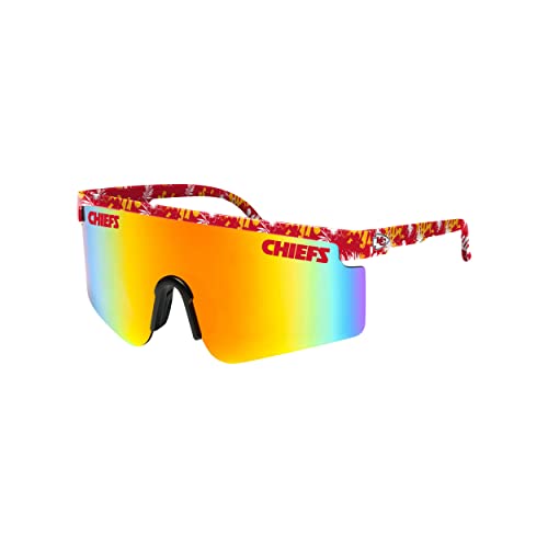 FOCO Kansas City Chiefs NFL Floral Large Frame Sunglasses