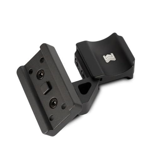 Montrum Canted Micro Red Dot Mount | Compatible with Aimpoint T1/T2 Footprint
