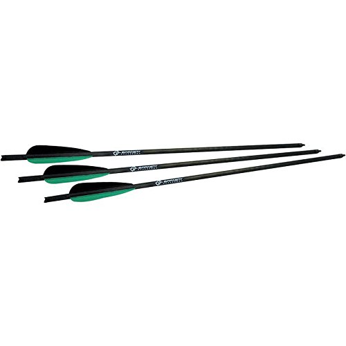 Barnett Outdoors Carbon Crossbow Arrows 5-Pack, Lightweight Hunting Bolts with Half-Moon Nock and Field Points, 22'
