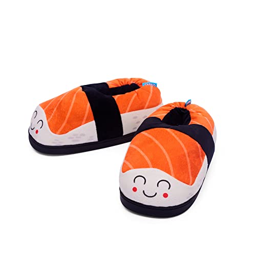 Coddies Sushi “Shoe-shi” Slippers | Unisex Funny Slippers, Gag Gift, Cute Anime Kawaii Present (4-7.5 Men | 6-9.5 Women)