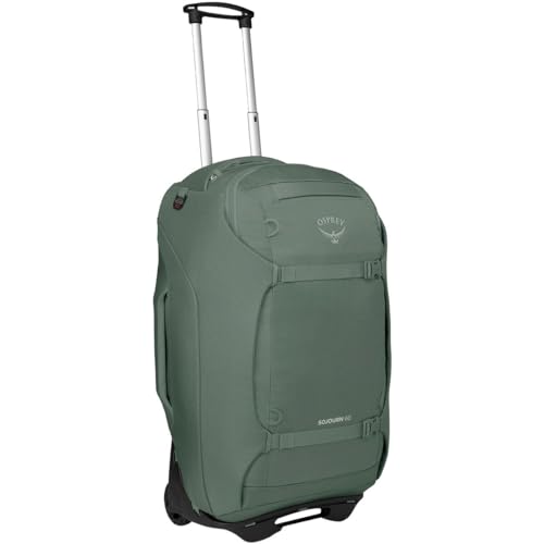 Osprey Sojourn 25'/60L Wheeled Travel Backpack with Harness, Koseret Green