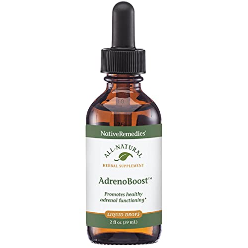 Native Remedies AdrenoBoost - All Natural Herbal Supplement for Adrenal Support, 2 Fl oz.