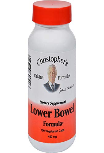 Dr. Christopher's Lower Bowel Cleanse Formula Capsules - Herbal Laxative Colon Cleanse and Gut Cleanse 100 ct.