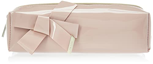 Ted Baker Women's Nikara Vinyl Bow Pencil Case, One Size, Pl-pink, One Size