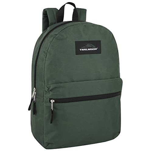 Trail maker Classic 17 Inch Backpack with Adjustable Padded Shoulder Straps